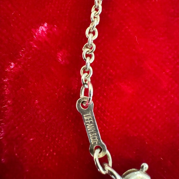 Authentic Tiffany & Co. Elsa Peretti Large Heart Necklace in Sterling Silver - Picture 4 of 6